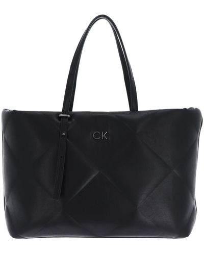Calvin Klein S Re-lock Quilt Crossovers - Zwart