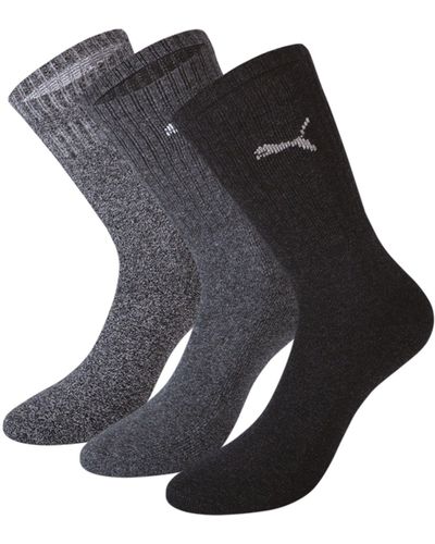 PUMA SPORT Socken -Stutzen 3er-Pack,Mehrfarbig - Schwarz