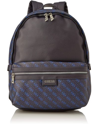 Guess Dan Logo Backpack File - Blue