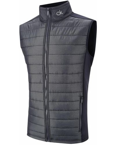 Calvin Klein Quilted Thermal Gilet - Grey