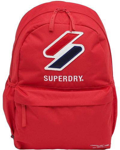 Superdry Sportstyle Montana Sac à dos - Rouge