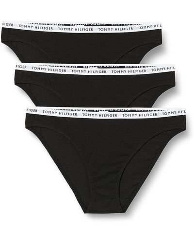 Tommy Hilfiger Briefs Underwear Pack Of 3 - Black
