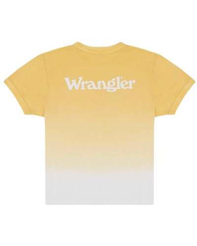 Wrangler Relaxed Ringer Tee T-shirt - Yellow