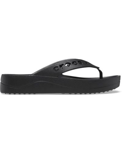 Crocs™ Baya Platform Flip Black Size 6 Uk