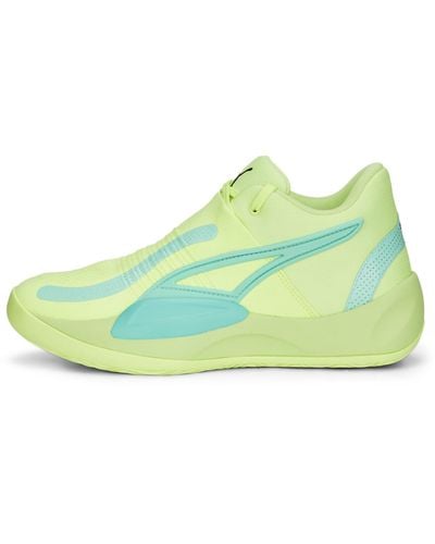 PUMA Adults' Sport Shoes RISE NITRO Basketball Shoe - Verde