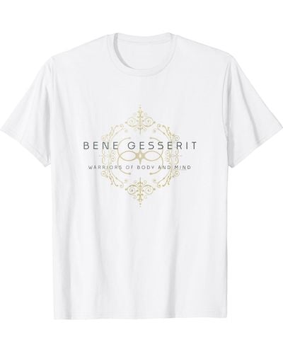 Dune Part Two Bene Gesserit Warriors Of Body And Mind Logo T-Shirt - Blanc