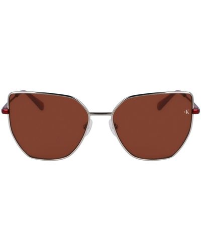 Calvin Klein Ckj23202s Sunglasses - Brown