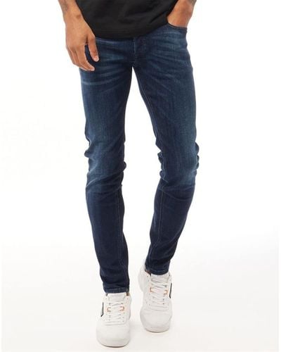 DIESEL Troxer WASH R79K6 Stretch Hose Jeans Pants Slim Skinny Wählbar - Blau