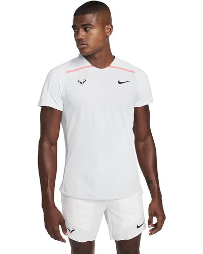 Nike Kurzarm-T-Shirt Court Dri Fit Advantage Rafa - Weiß