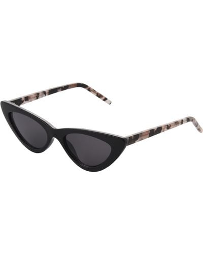 Steve Madden Cougar Cateye Sunglasses - Black