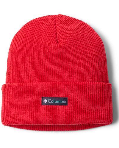 Columbia Whirlibird Cuffed Beanie Hat - Red