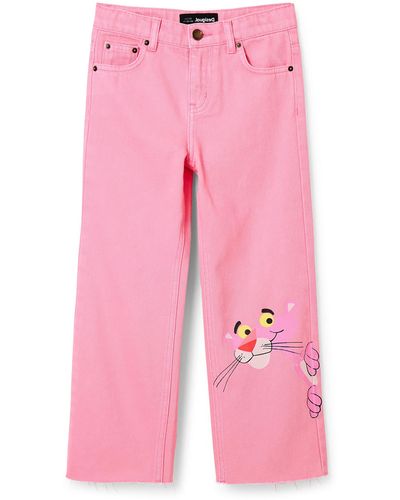 Desigual Denim_Pink Panther Jeans - Rosa