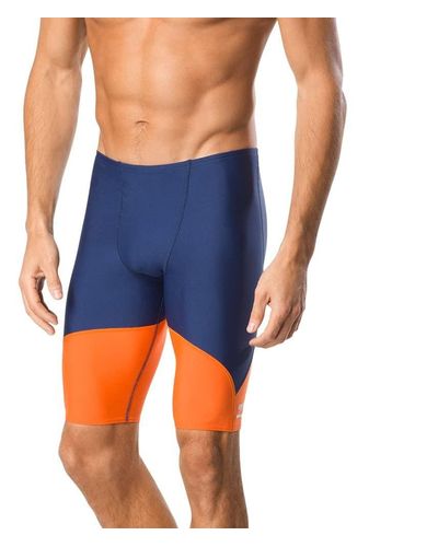 Speedo Badeanzug Endurance+ Splice Teamfarben Jammer - Blau