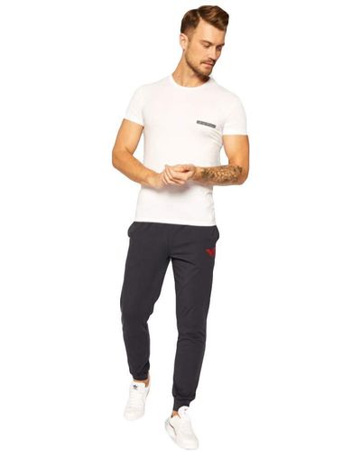 Emporio Armani Pour des s T-Shirt Ras du Cou - Blanc