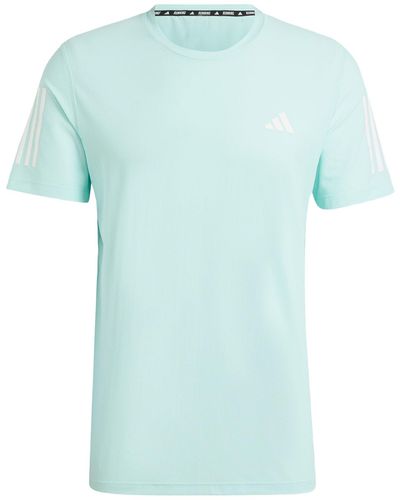 adidas Own The Run Kurzärmeliges T-Shirt - Blau