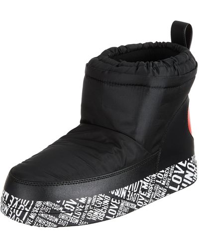 Love Moschino St.ttod.skiboot20 Nylon Ankle Boot - Black