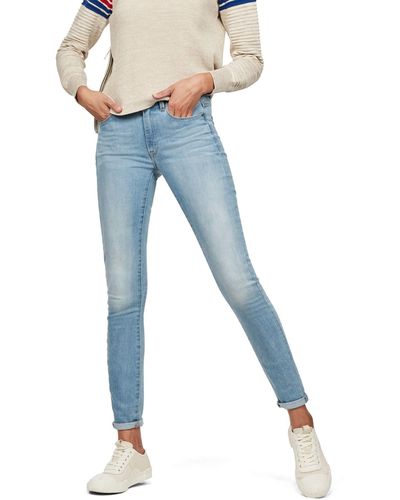 G-Star RAW Jeans 3301 High Skinny Para Mujer - Azul