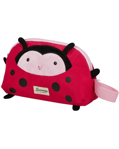 Samsonite Happy Sammies Eco - Kulturbeutel, 23 Cm, 2.5 L, Rot (ladybug Lally) - Pink