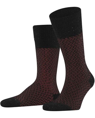 Esprit Twill Boot Socks - Black