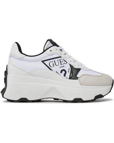 Guess Calebb 4 Sneakers Wit Sneaker Low Shoes