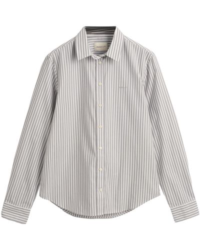 GANT REG POPLIN Striped Shirt - Weiß