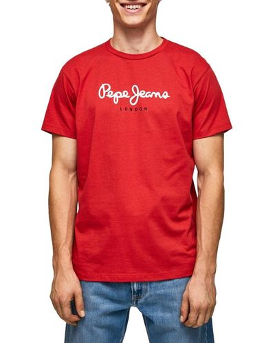 Pepe Jeans Eggo N T-shirt - Red
