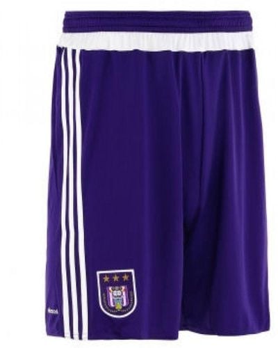 adidas 2015-2016 Anderlecht Home Shorts - Purple