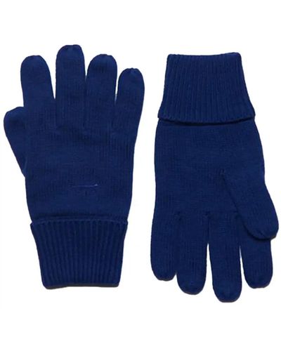 Superdry S Vinatge Logo Gloves - Blue