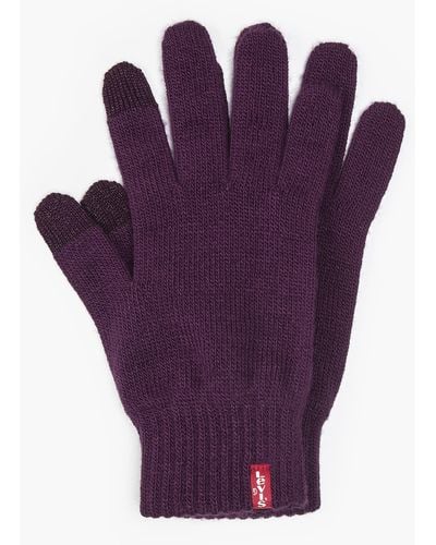 Levi's Ben Touch Screen Gloves - Purple