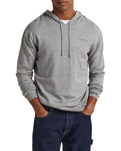 Pepe Jeans Andre Hoodie Hooded Sweatshirt - Grey
