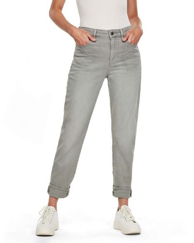 G-Star RAW 3301 High Straight 90's Ankle Colored Jeans - Grau