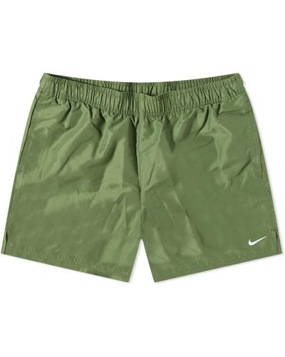 Nike COSTUME DA BAGNO -TASCHE LATERALI -GIROVITA ELASTICO -SWOOSH XXL verde 380
