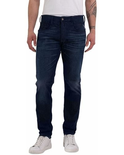 Replay Jeans Anbass Slim-Fit mit Super Stretch - Blau