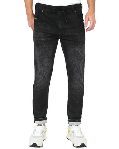 DIESEL Tapered-fit-Jeans Stretch JoggJeans - Schwarz