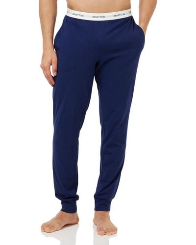 Benetton Trousers 30964f00g Pyjama Trousers - Blue