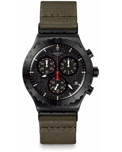 Swatch Montre by The Bonfire Power of Nature - Schwarz