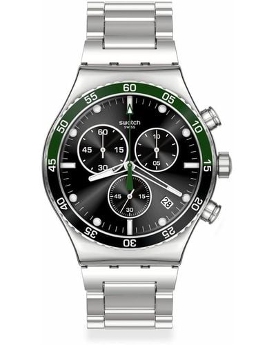 Swatch Lässige Uhr YVS506G - Schwarz