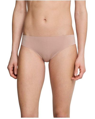Schiesser Invisible Light Slips 4er Pack Nude 40 - Pink