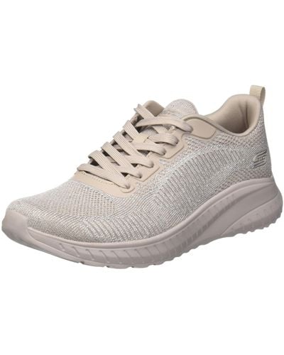 Skechers Sneakers Donna Bobs Squad Chaos Sparkle Dvine Taupe 117219.tpe - Mettallic