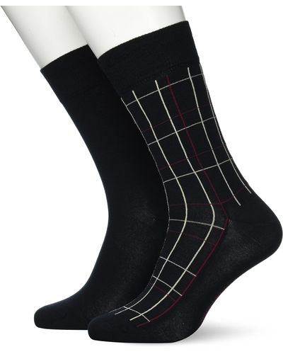 Hudson Jeans Traffic 2-pack Soh Knit Socks - Black