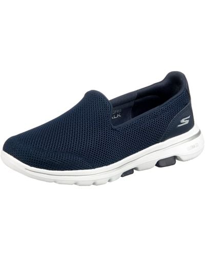 Skechers Go Walk 5 Slip On Sneakers - Blue