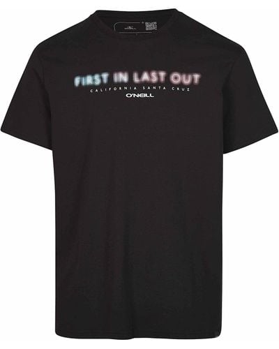 O'neill Sportswear T-Shirt al Neon - Nero