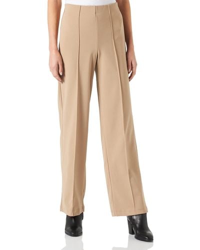 Vero Moda Vmbecky Hr Wide Pull On Pant Noos Hose - Natur