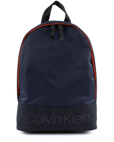 Calvin Klein Shadow Round Backpack Navy - Blu