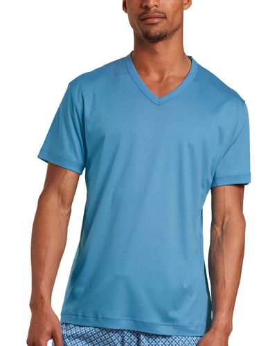 CALIDA RMX Sleep Leisure T-Shirt - Blu