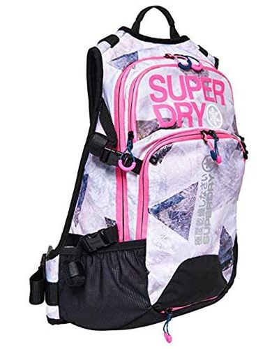 Superdry Sac A Dos Ultimate Snow Rescue 15l Frosted Geo Aop - Rose