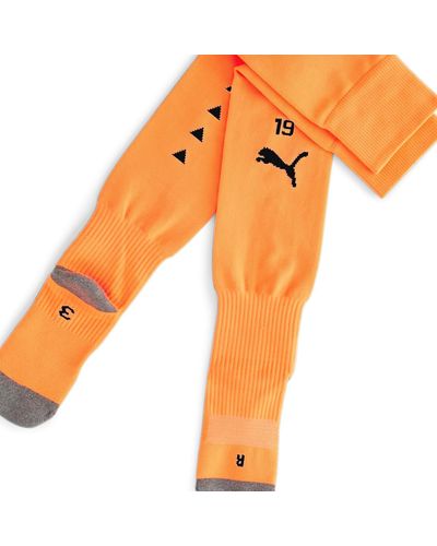 PUMA Stutzen BVB Team Striped Socks 770642 Ultra Orange 5