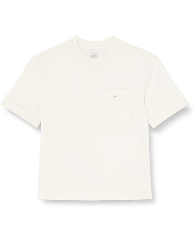 Lee Jeans Tè Tascabile T-Shirt - Bianco