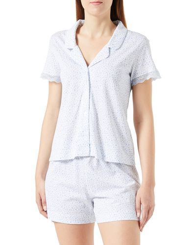Benetton Pig(shirt+short) 3swt3p01u Pyjama Set - White