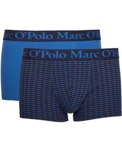 Marc O' Polo Body & Beach Multipack M-Cyclist 2-Pack Retroshorts - Blau